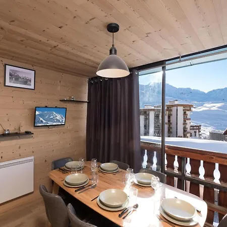 Apartmán 41m2 Neuf - Vue Panoramique Magnifique Plein Sud - 6 Personnes Au Coeur De Serac - Au Pied Des Pistes Val Thorens